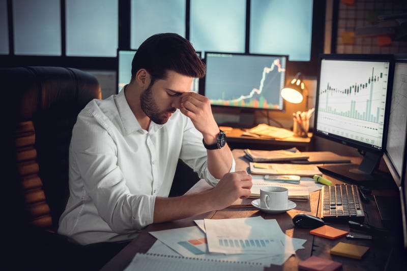 stressed man