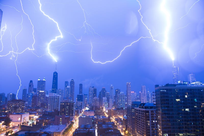 Chicago Lightning Storm