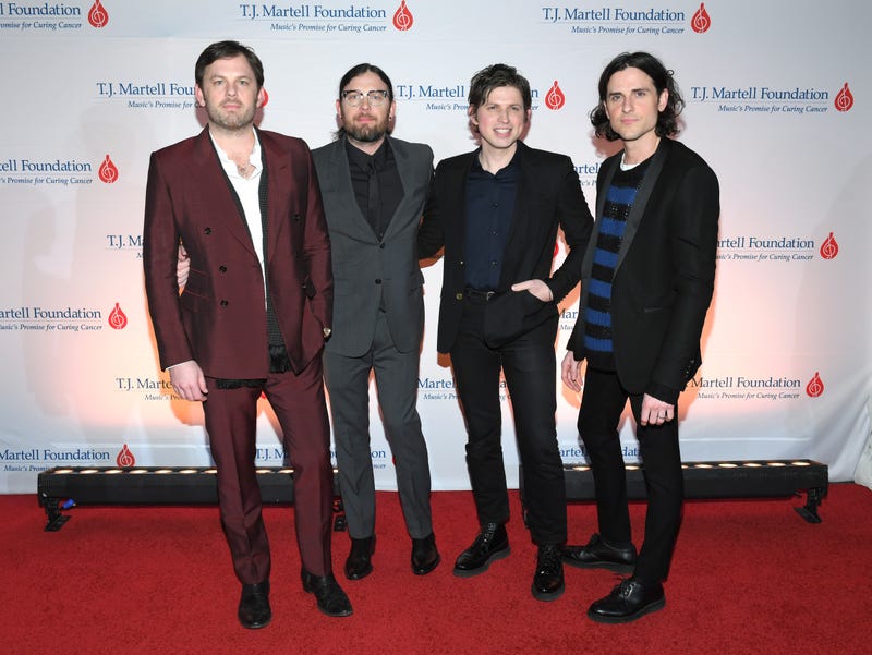 NASHVILLE, TENNESSEE - FEBRUARY 25: Caleb Followill, Nathan Followill, Matthew Followill and Jared Followill of the band Kings Of Leon attend the 11th Annual T.J. Martell Foundation Nashville Honors Gala at the Omni Hotel on February 25, 2019 in Nashville, Tennessee. (Photo by Jason Kempin/Getty Images)