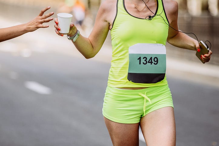 woman marathon runner