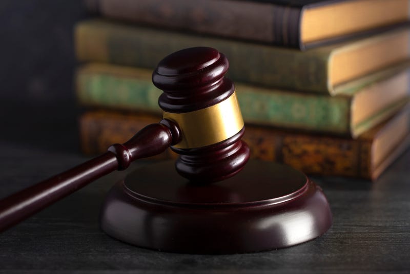 Judge's gavel. 