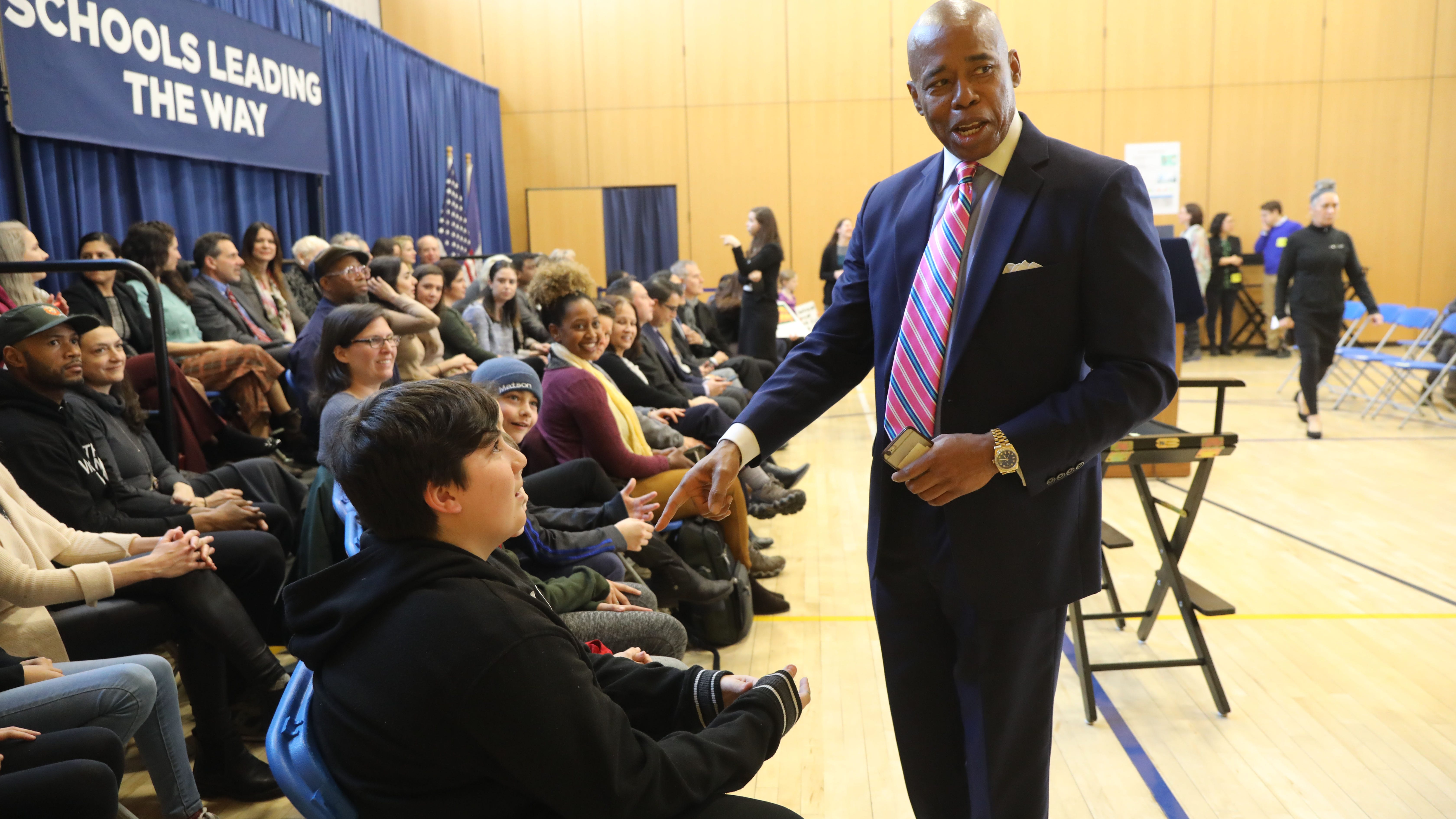 Adams speculates on building 5 new specialized schools, 1 in each borough