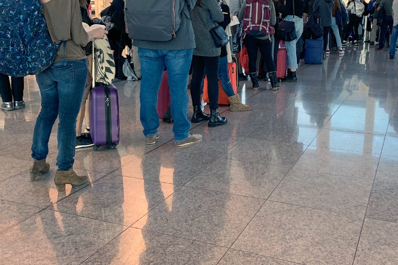 Airport queue