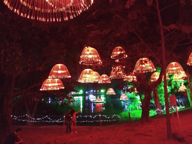 Alumbrados Navideños en la ciudad de Medellin Colombia