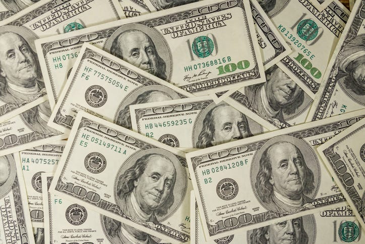 big pile of money