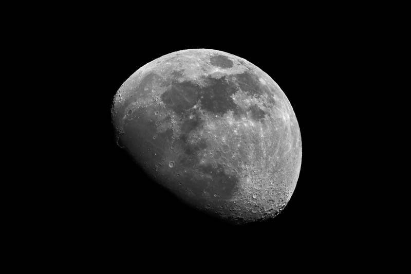 The moon.