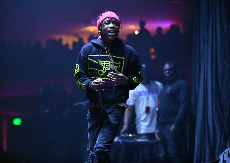Rapper 22gz performs onstage at Hollywood Palladium on March 20, 2019 in Los Angeles, California.