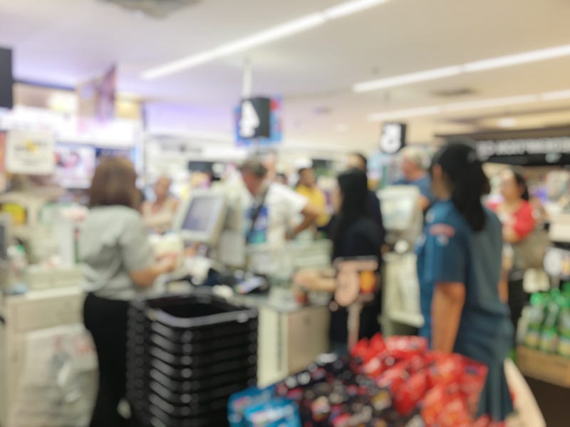 grocery checkout line