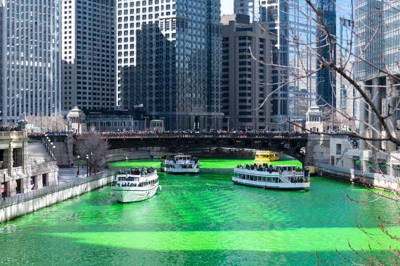 Dyeing Chicago River green is a part of the annual Saint Patrick's Day celebration and a memorable visual spectacle for the locals and tourists.