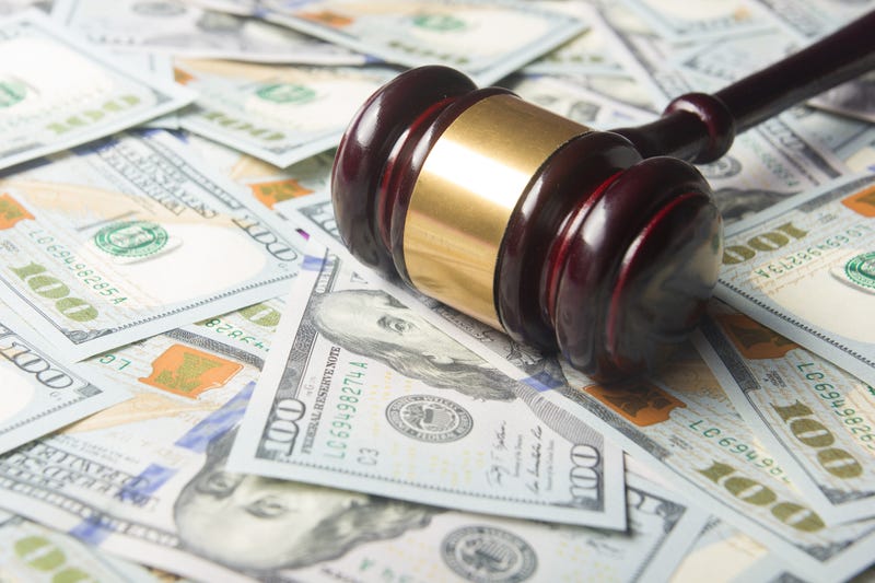 Gavel and cash settlement