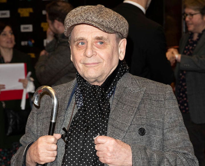 Sylvester McCoy attends "An Accidental Studio" pre premiere screening at The Curzon Mayfair on March 27, 2019 in London, England