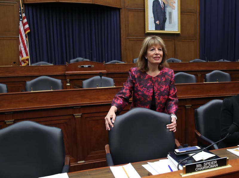 Chairwomen Jackie Speier (D-CA) participates in a House Armed Services Committee hearing which is examining the role of the commander of prosecutions for sexual assaults in the military, on Capitol Hill April 2, 2019 in Washington, DC.