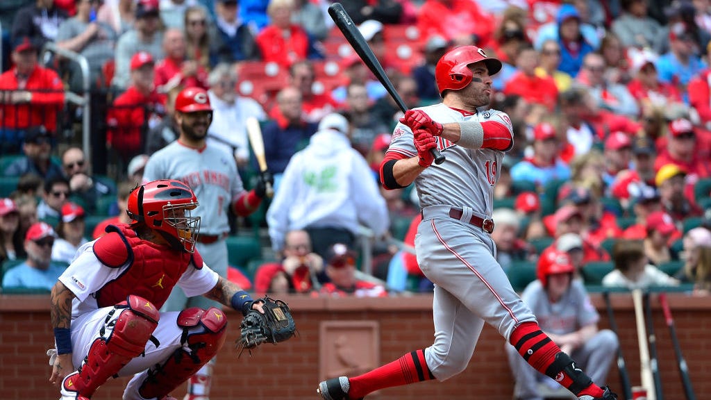 WATCH: Reds Joey Votto says he loved sweeping 's***-talking, m*****f*****' Cardinals