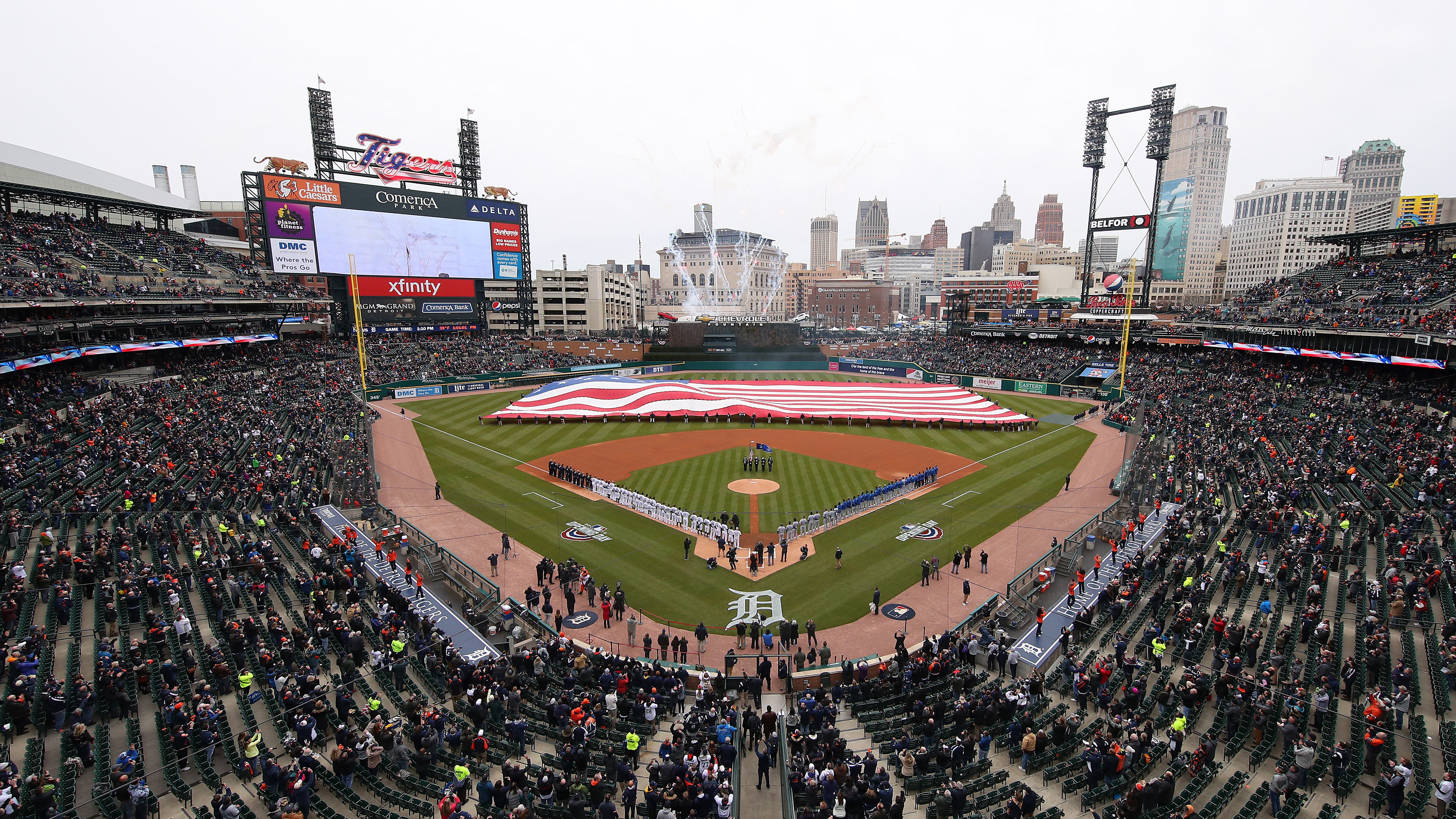 Here's what to expect from the weather on Opening Day in Detroit