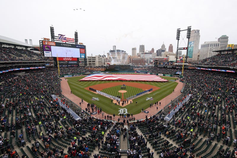 Comerica Park on Opening Day 2019