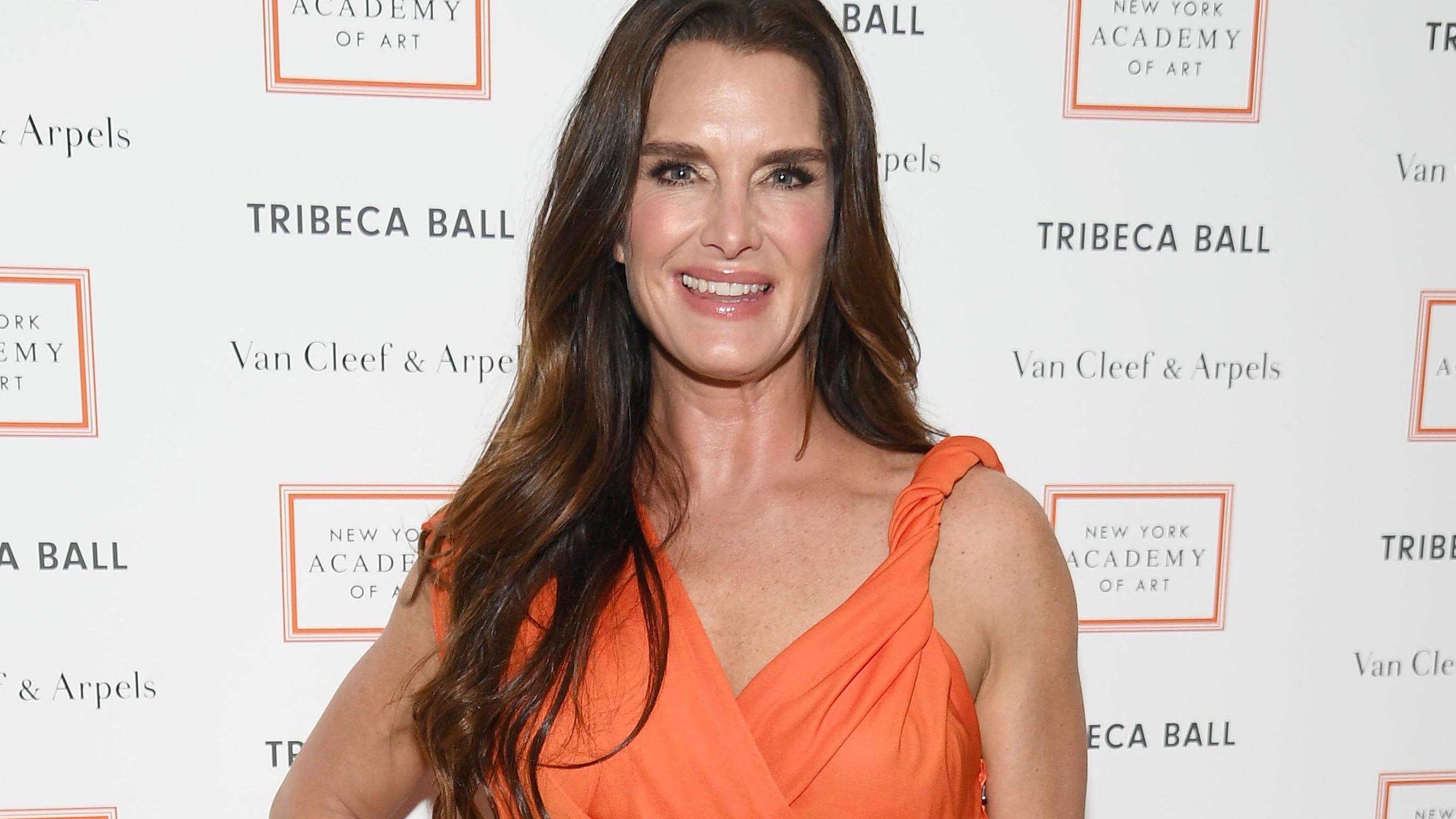 Brooke Shields, 56, displays toned physique in gingham bikini at the beach with daughters