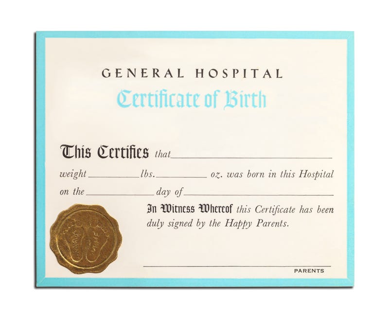 birth certificate