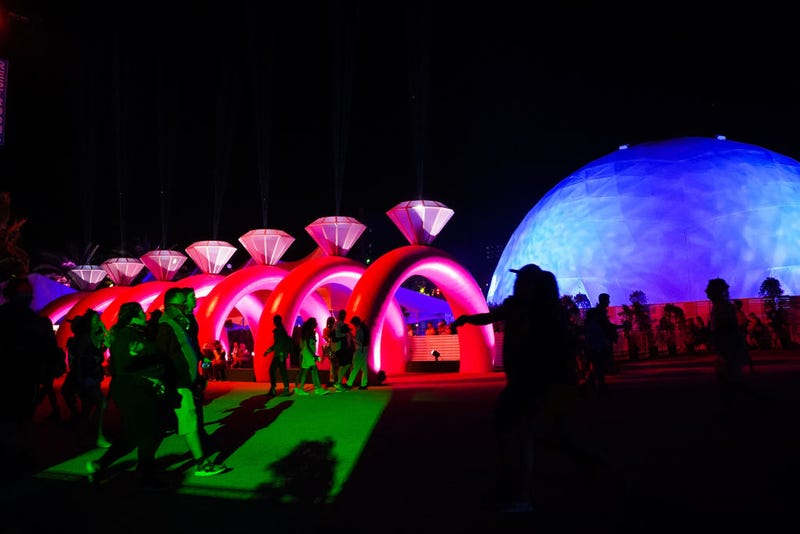 Festival atmosphere during the 2019 Coachella Valley Music And Arts Festival - Weekend 2 on April 21, 2019 in Indio, California. AEG Presents, which owns Coachella, announced Thursday it will require ticketholders and staff to be vaccinated against COVID-19 by Oct. 1.