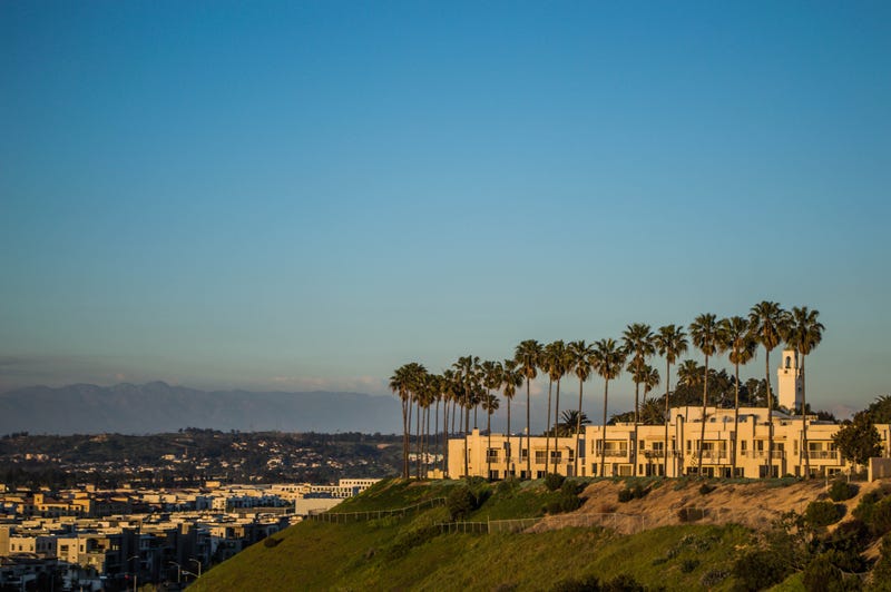 Scenic view of Los Angeles from Loyola Marymount University campus