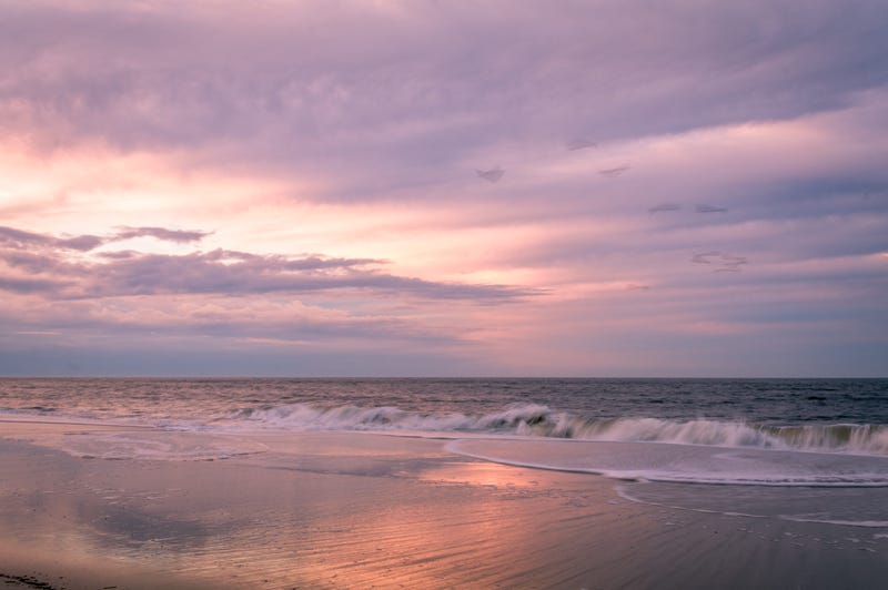 Sunrise over Cape May, New Jersey.