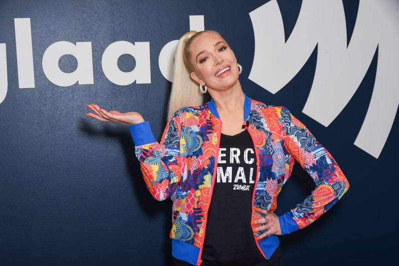 Erika Jayne surprises GLAAD offices in Los Angeles to recognize hard work and commitment of staff and volunteers at GLAAD Los Angeles on April 25, 2019 in Los Angeles, California.