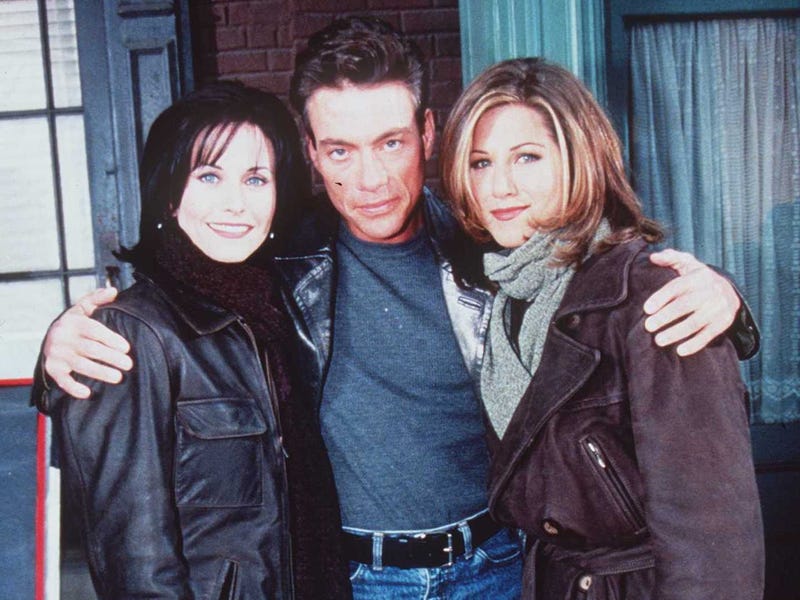 Courteney Cox, Jean-Claude Van Damme, Jennifer Aniston