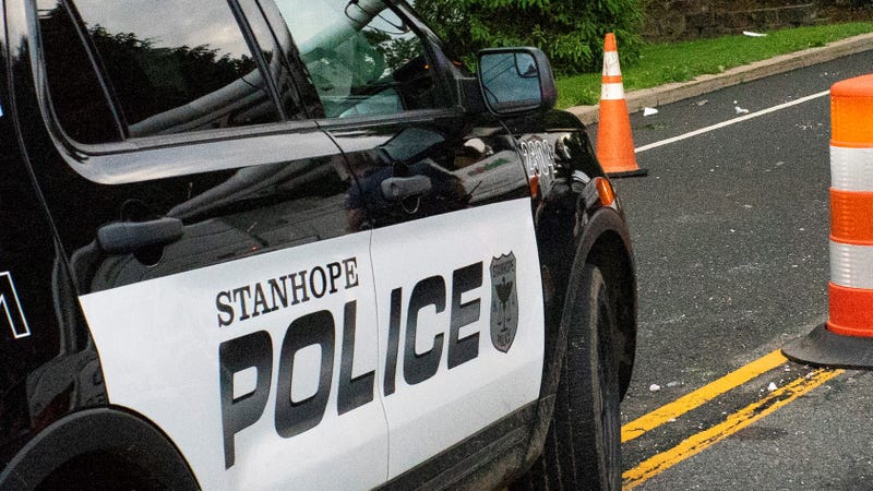 A Stanhope, New Jersey police vehicle.