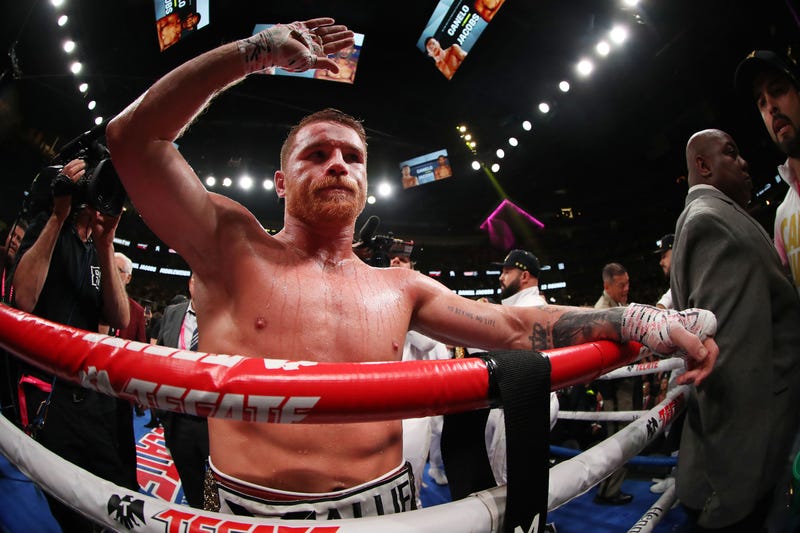 canelo alvarez in the ring 