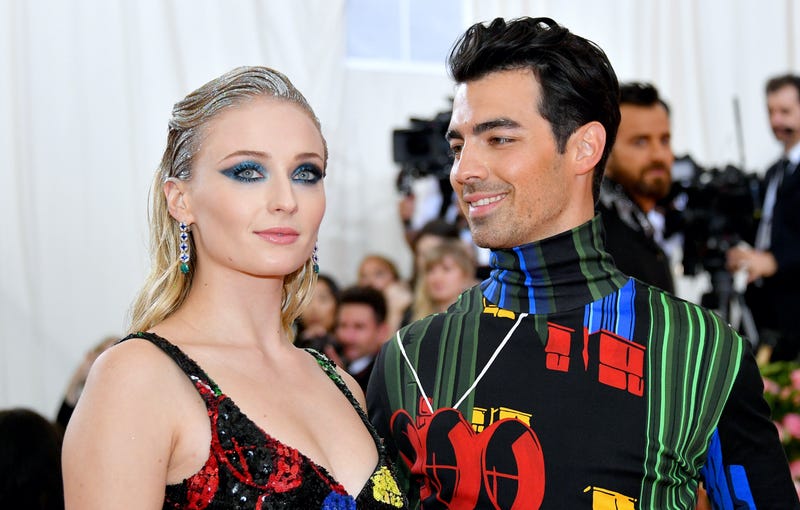 Sophie Turner and Joe Jonas attend The 2019 Met Gala 