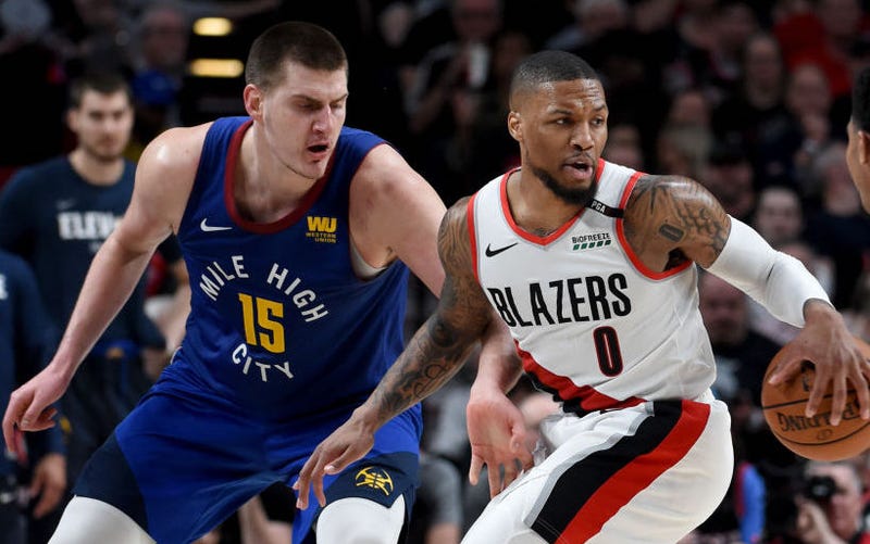 Nikola Jokic and Damian Lillard