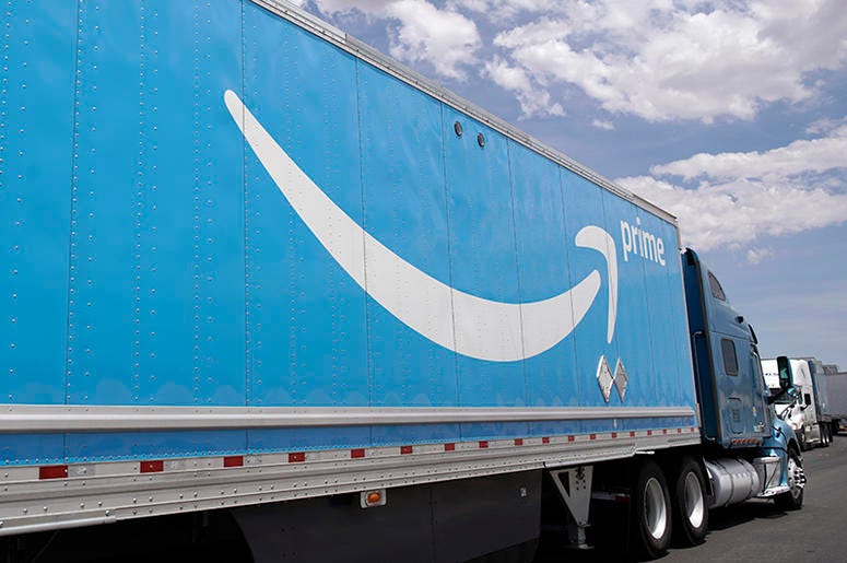 Amazon Prime truck delivery for Prime Day