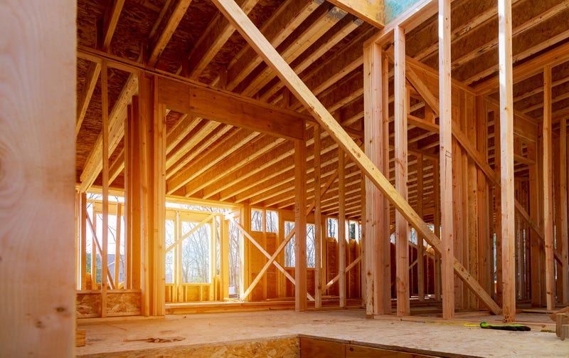 New house under construction