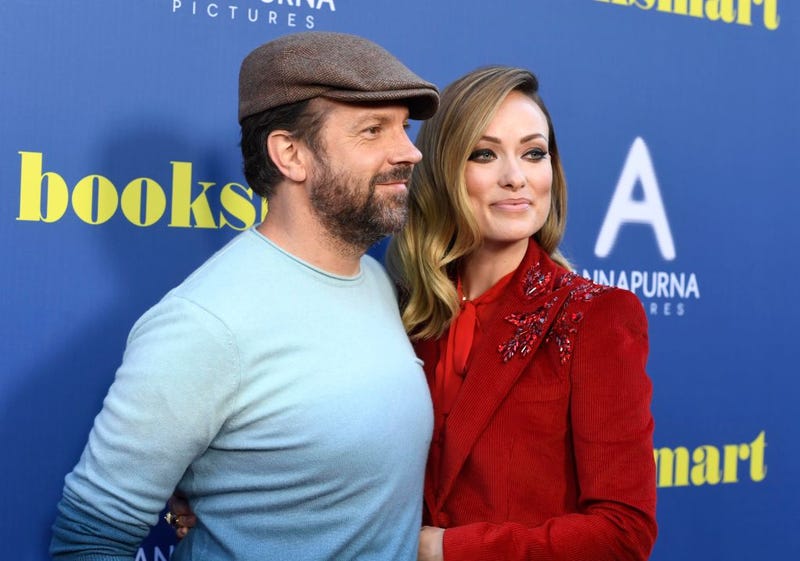 (L-R) Jason Sudeikis and Olivia Wilde attend LA Special Screening Of Annapurna Pictures' "Booksmart" at Ace Hotel on May 13, 2019 in Los Angeles, California. 