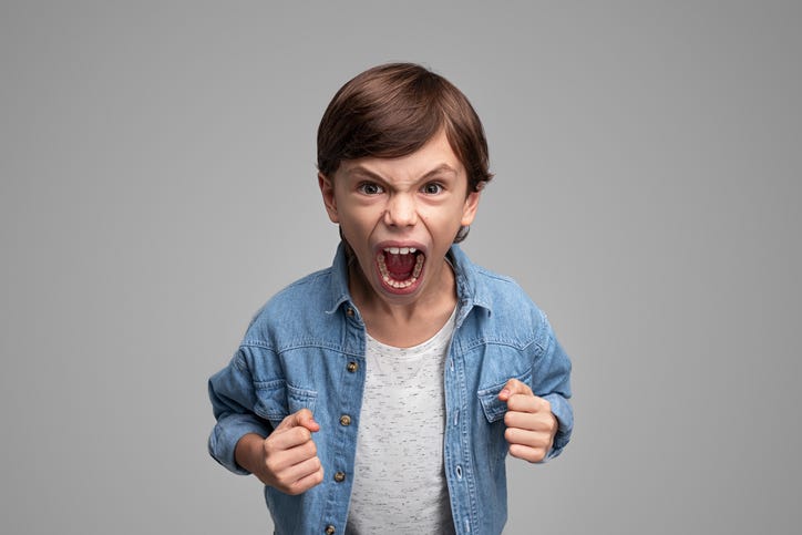 Angry child