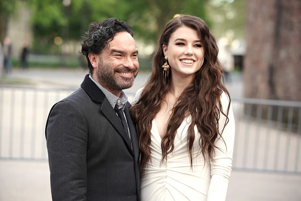 Johnny Galecki and girlfriend Alaina Meyer
