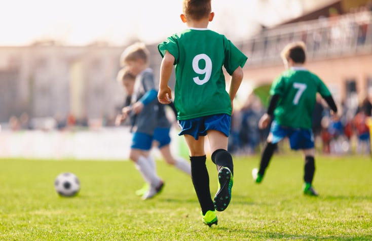 Kids' soccer game