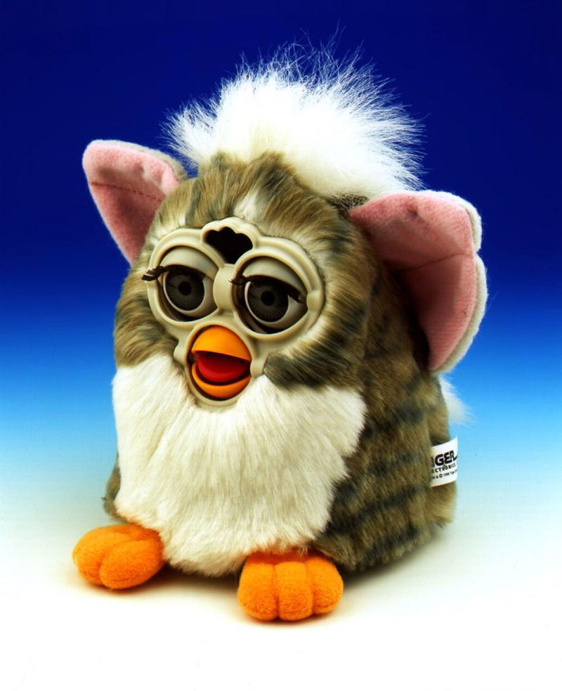 A new interactive toy, Furby, made by Tiger Electronics, is expected to be the latest craze with kids. The cuddly standalone animatronic pet, interacts with the environment through sight, touch, hearing and physical orientation. The toy is scheduled for release October 2, 1998. 