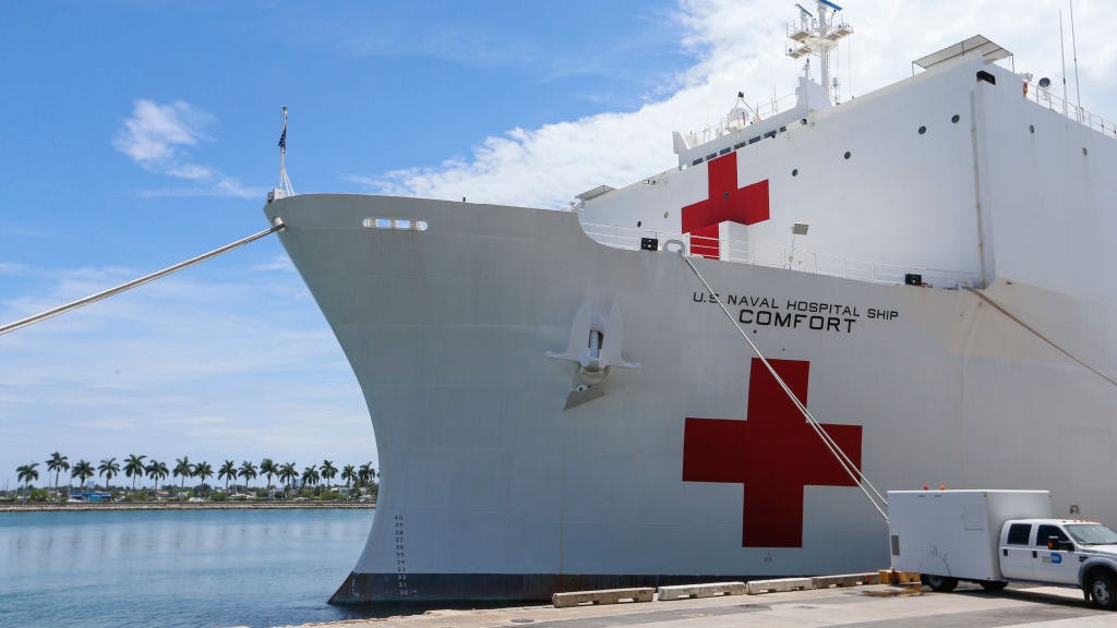 As cases surge, Mississippi requests a hospital boat for COVID-19 patients
