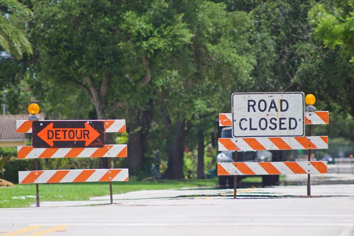 Gratiot Ave. construction project