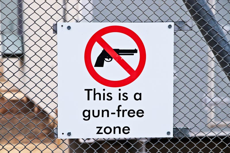 FILE: Gun free sign