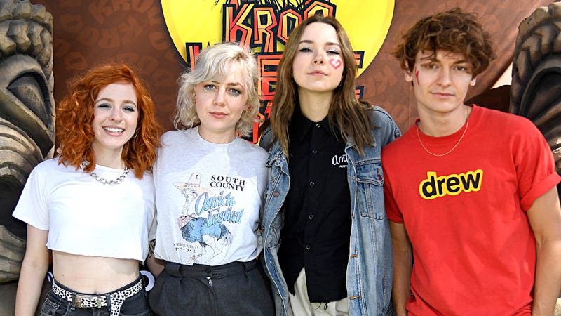 Genessa Gariano, Brooke Dickson, Lydia Night and Drew Thomsen of The Regrettes