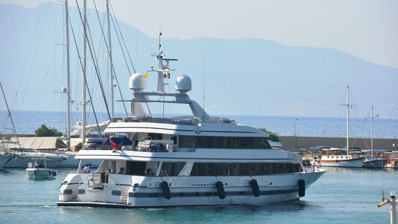 Eric Clapton's yacht Va Bene