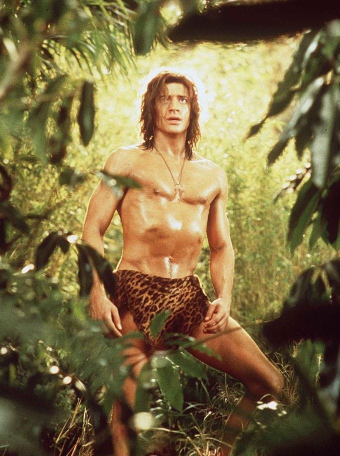 Brendan Fraser in George of the Jungle (1997)