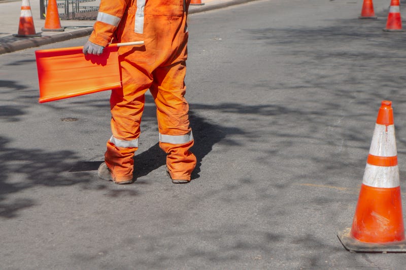 Construction flagger