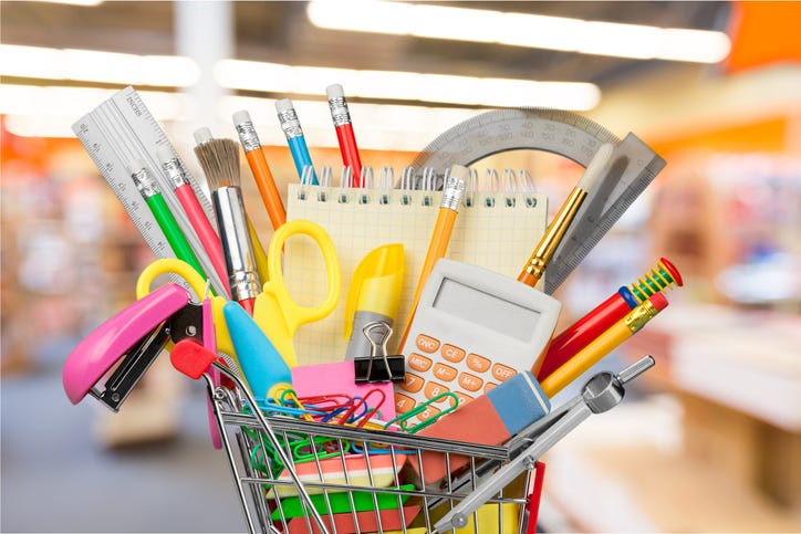back to school shopping