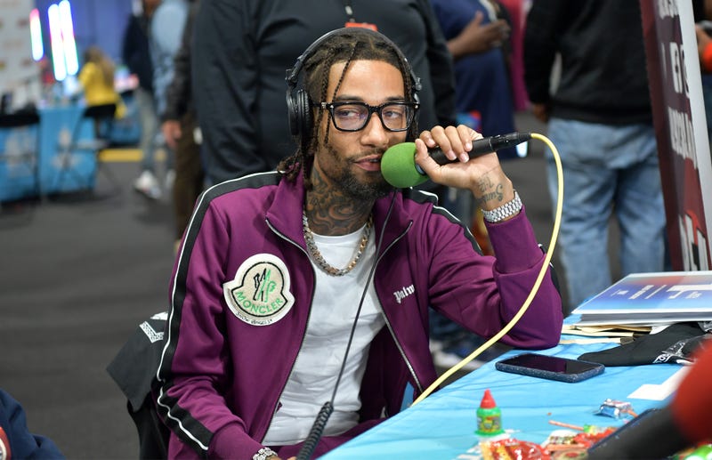 PnB Rock attends the BET Awards Radio Broadcast Center at Microsoft Theater on June 22, 2019 in Los Angeles, California.