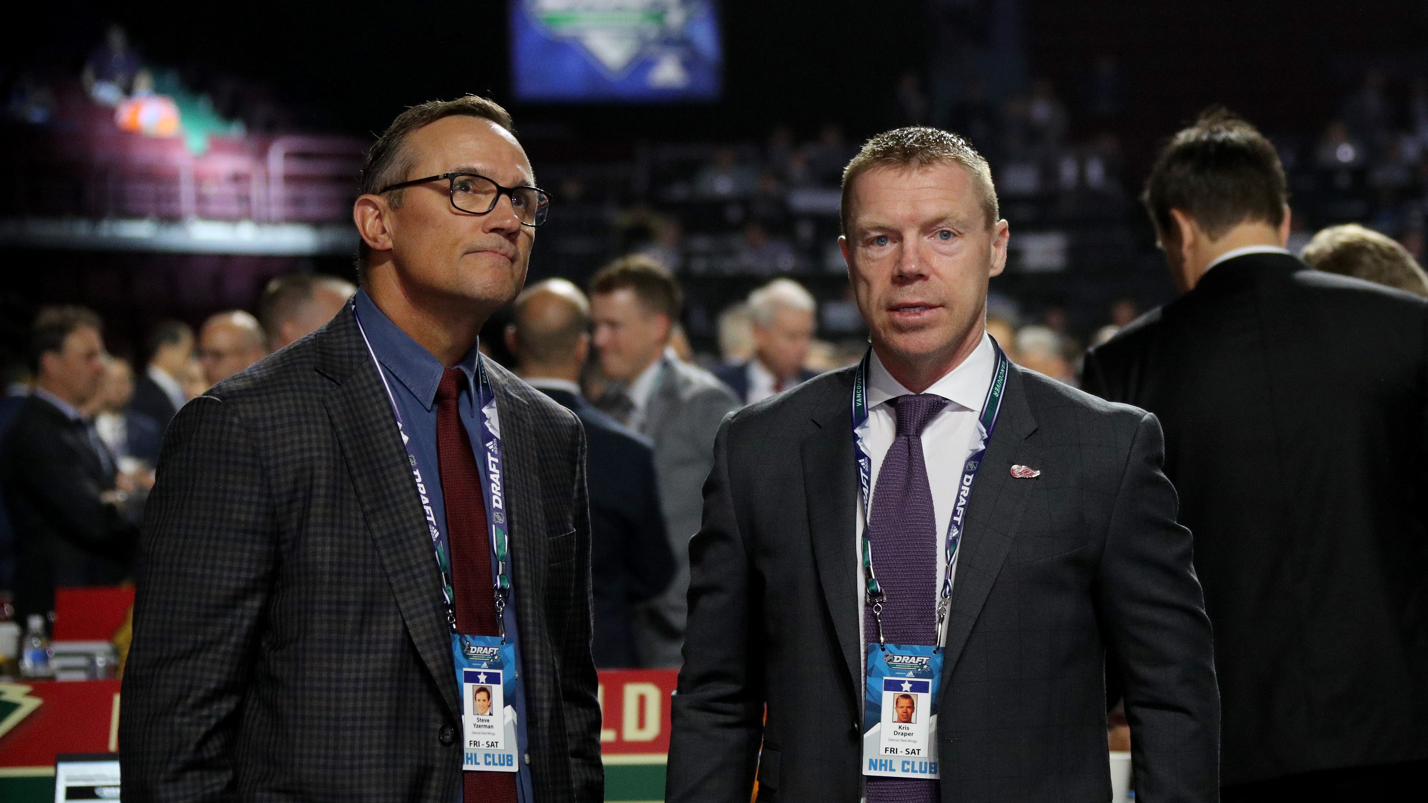 Yzerman to draft remotely after contact with COVID-19