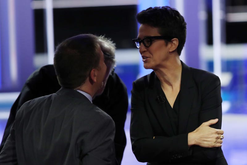 Rachel Maddow during the first night of the Democratic presidential debate on June 26, 2019 in Miami, Florida.