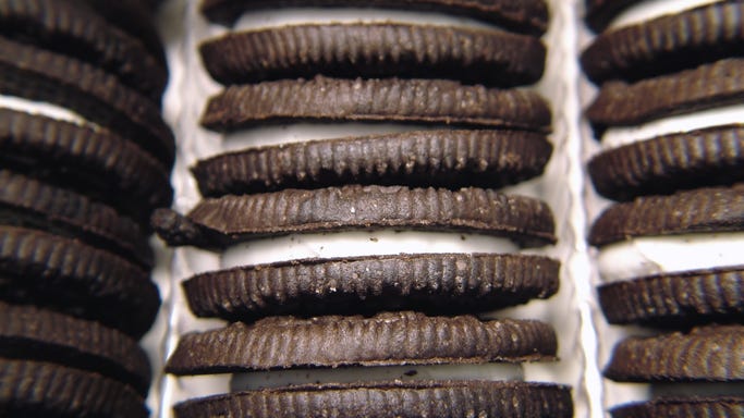 Oreo launching strawberry frosted donut flavor cookies with glitter