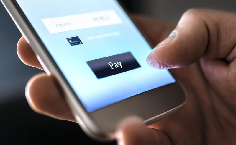 Phone with mobile payment app